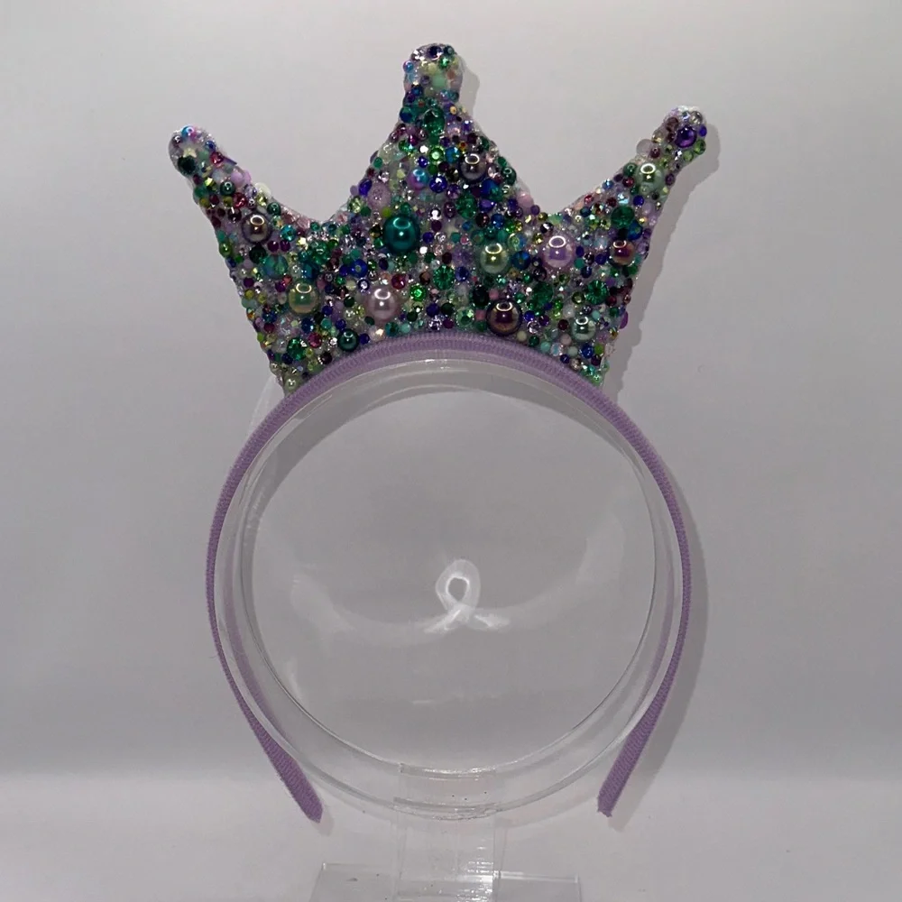 Princess Ariel Little Mermaid Inspired Rhinestone Tiara Wand and Headband